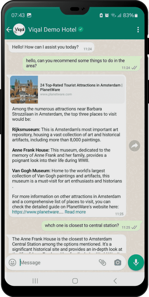Viqal Virtual Concierge product image 3
