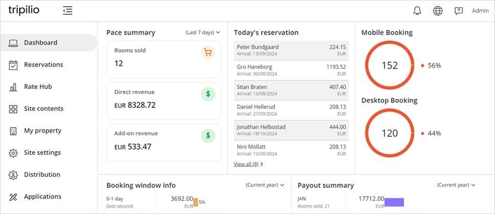 Tripilio Booking Engine Go product image 1