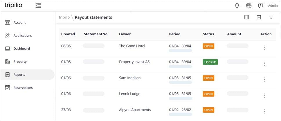 Tripilio Owners Portal product image 3