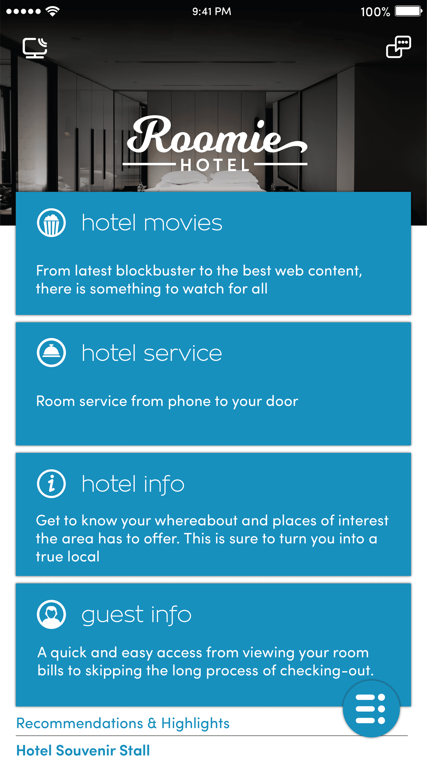 Roomie Hospitality Interface product image 1