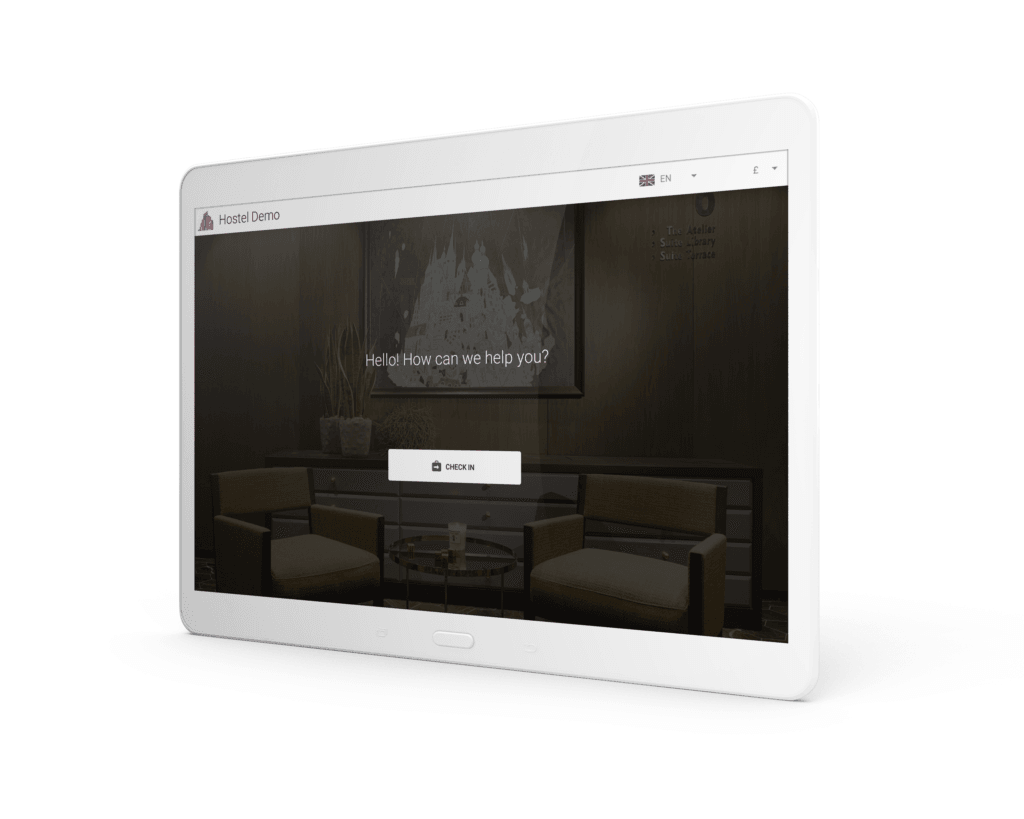 Mews Operator SamsungTablet WhiteSideRight 1 - imported from www.mews.com