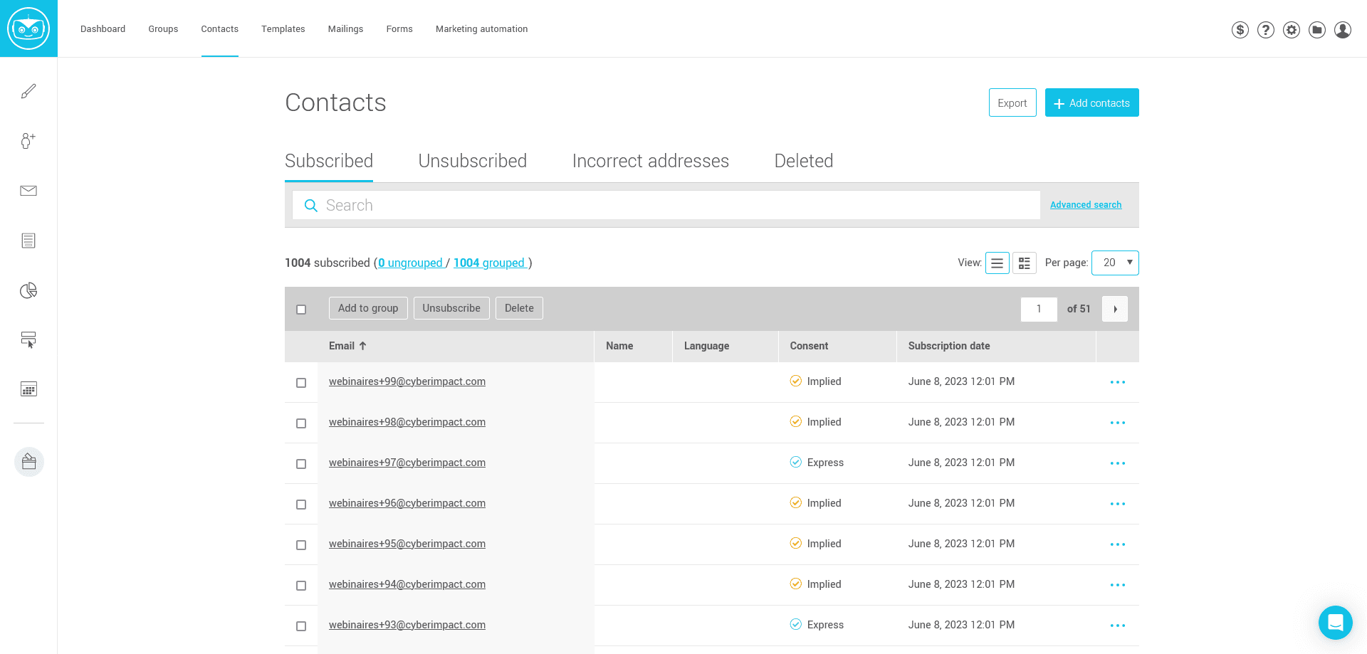 Cyberimpact product image 1