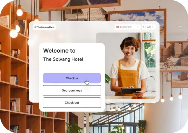 check-in kiosk