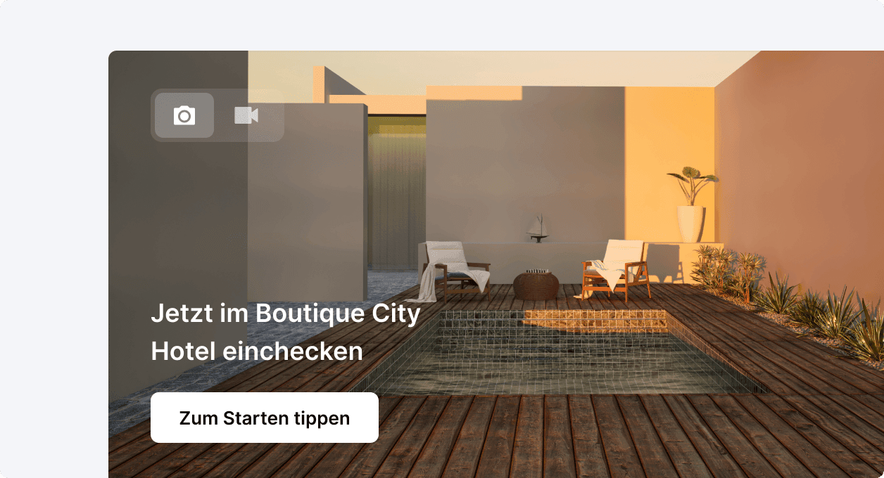 Add a welcome video or images