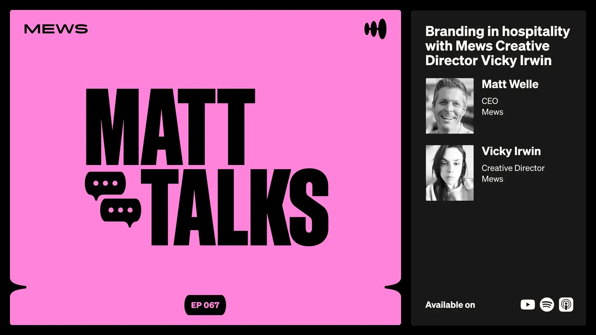 EP67 Branding in hospitality with Mews Creative Director Vicky Irwin
