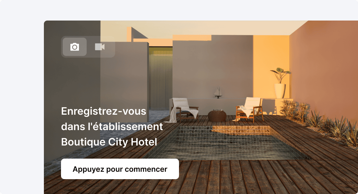 Add a welcome video or images