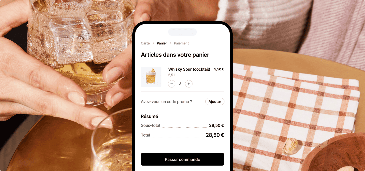Prenez des commandes numériques