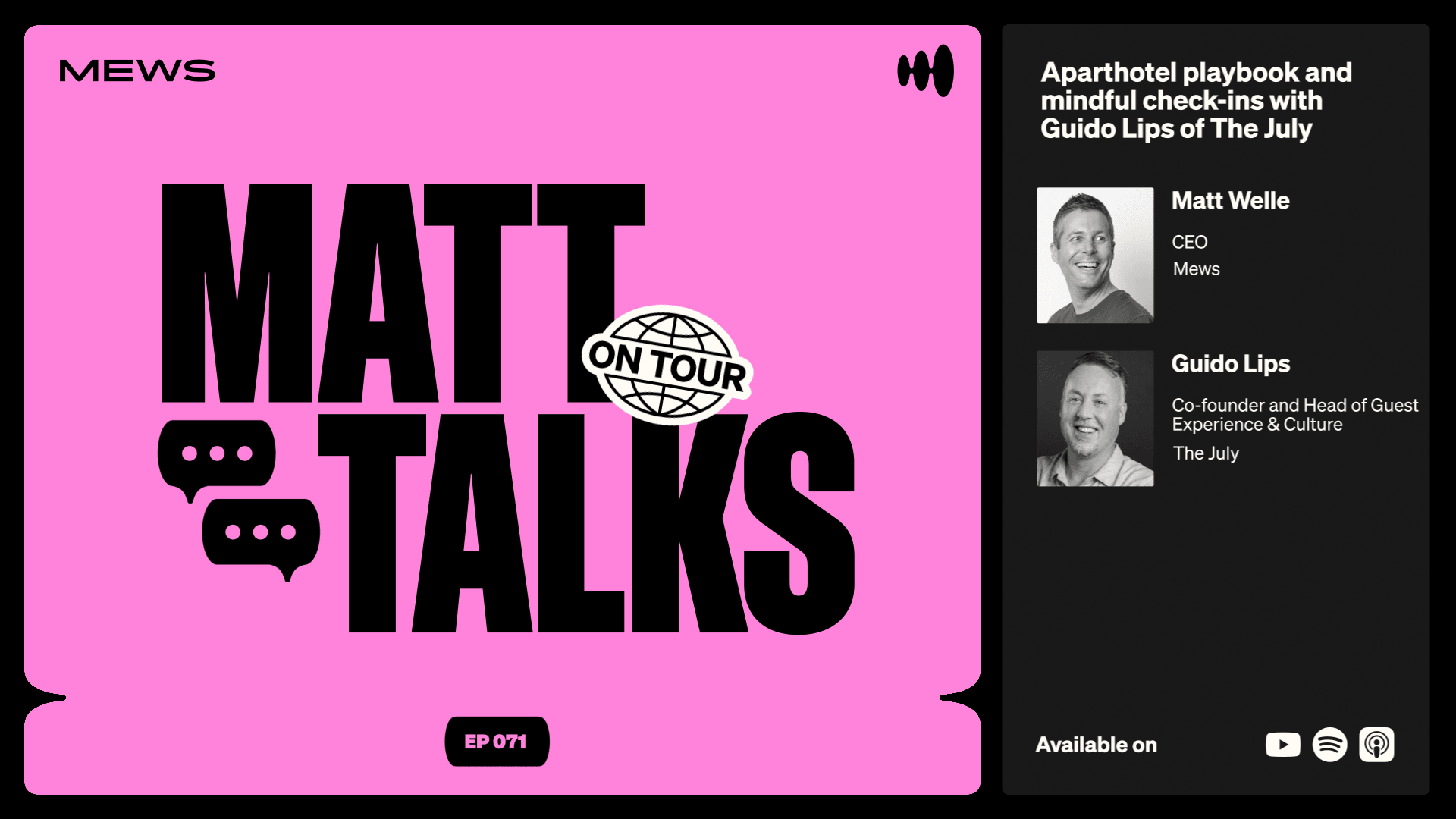 Matt Talks Ep. 71 Guido Lips