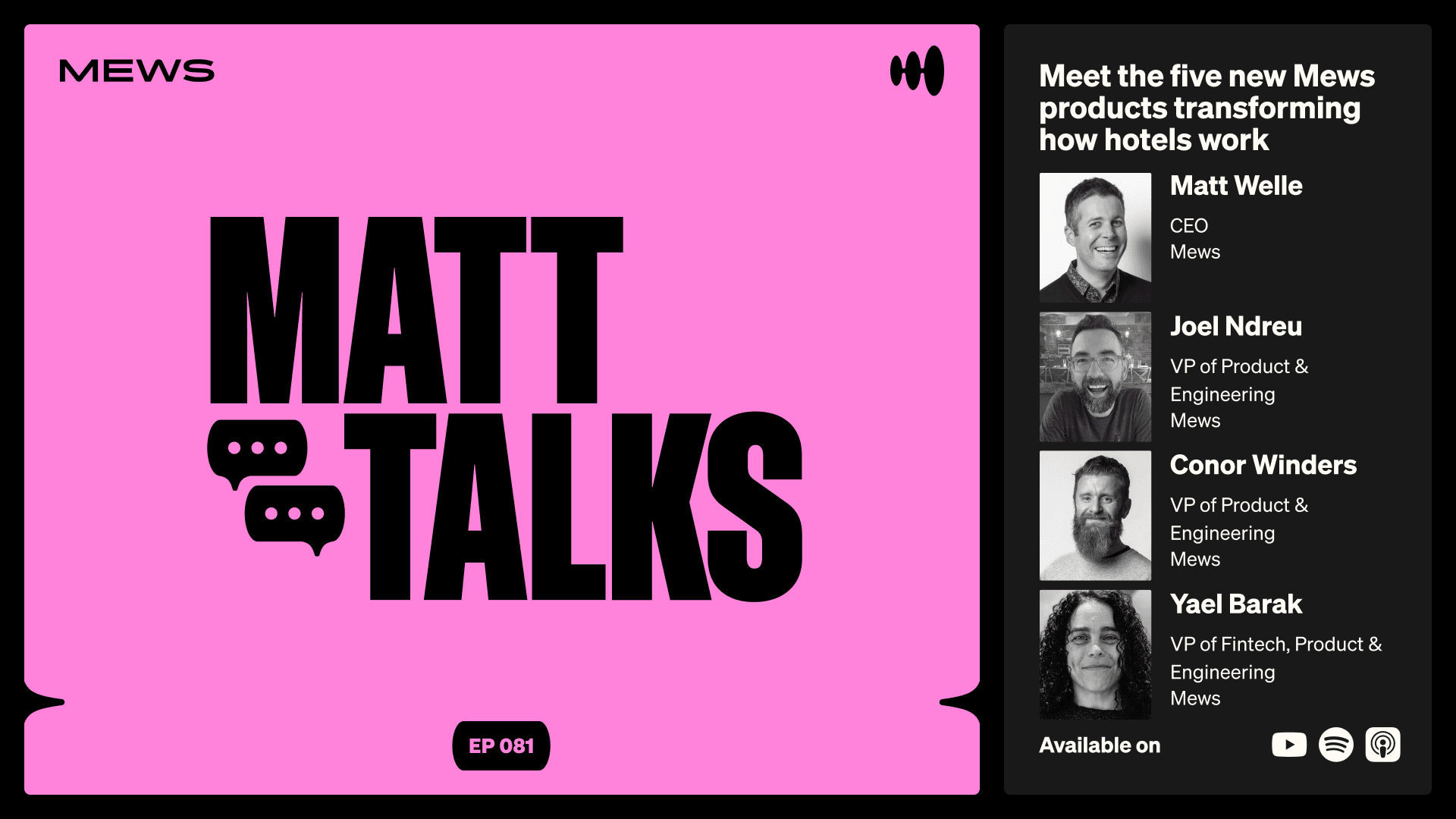 Matt Talks ep. 81 Video thumbnail Joel Ndreu Conor Winders Yael Barak.png