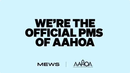 Mews is named official PMS of AAHOA.webp