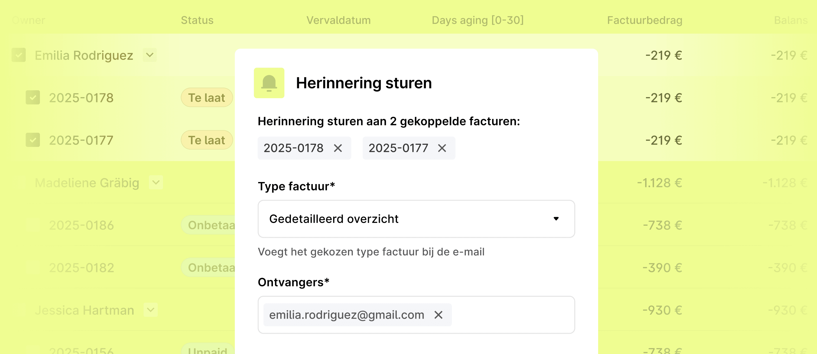 Accounting en facturering met Mews