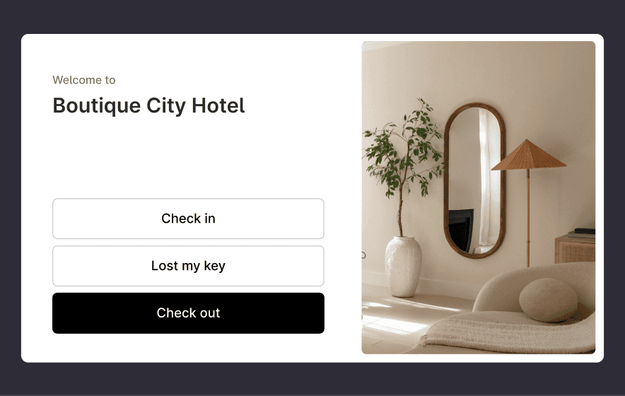 Self-checkout kiosks