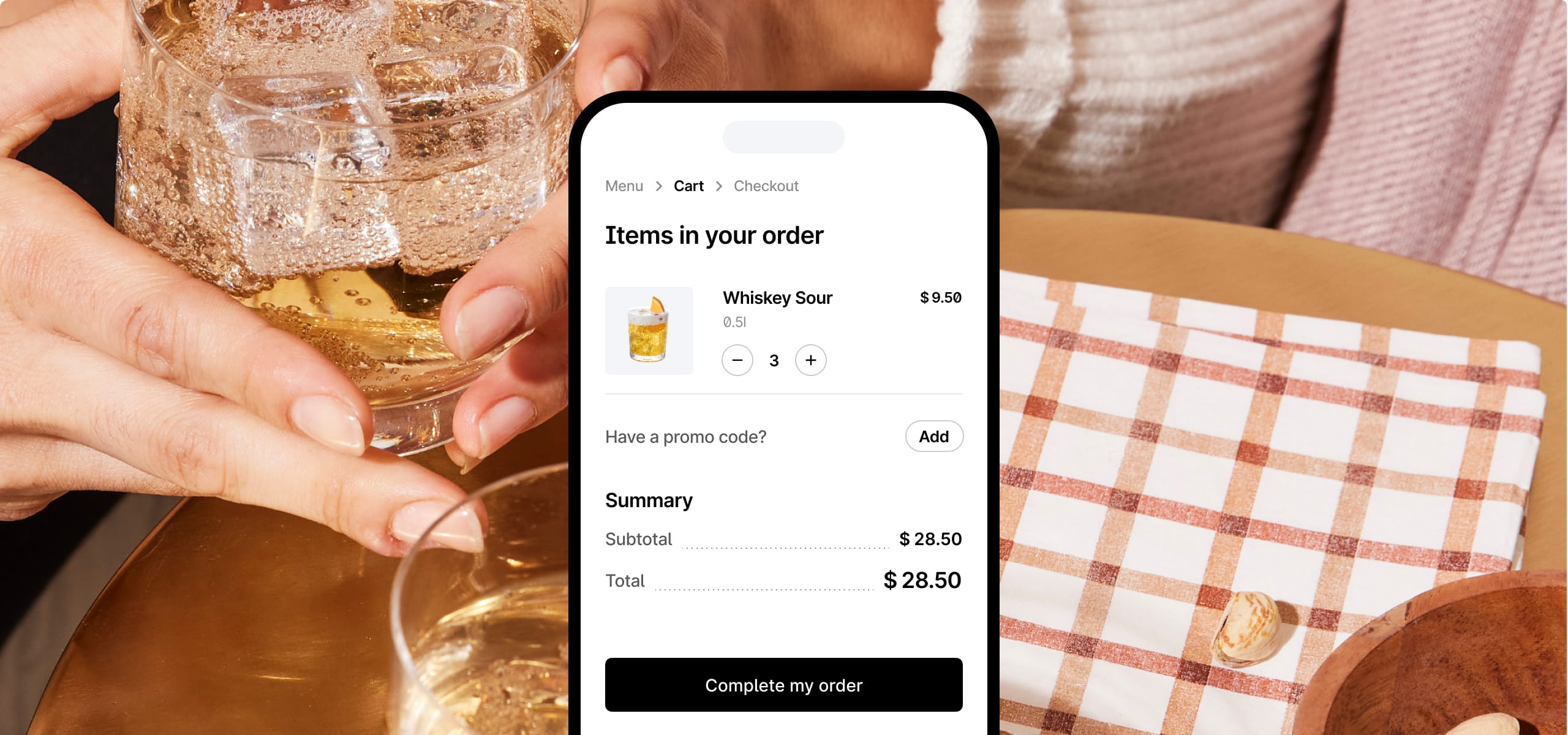 Take digital orders