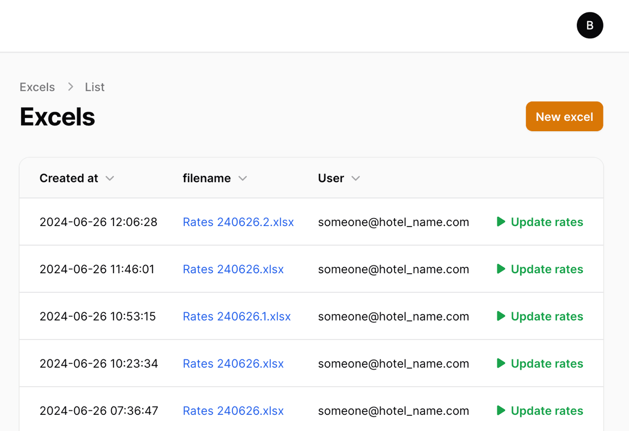 EXCELRATE — Bulk Price Update product image 2
