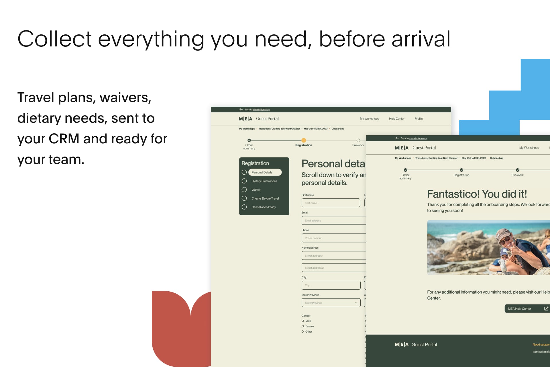 Custom booking & onboarding form by Make&Bridge product image 2