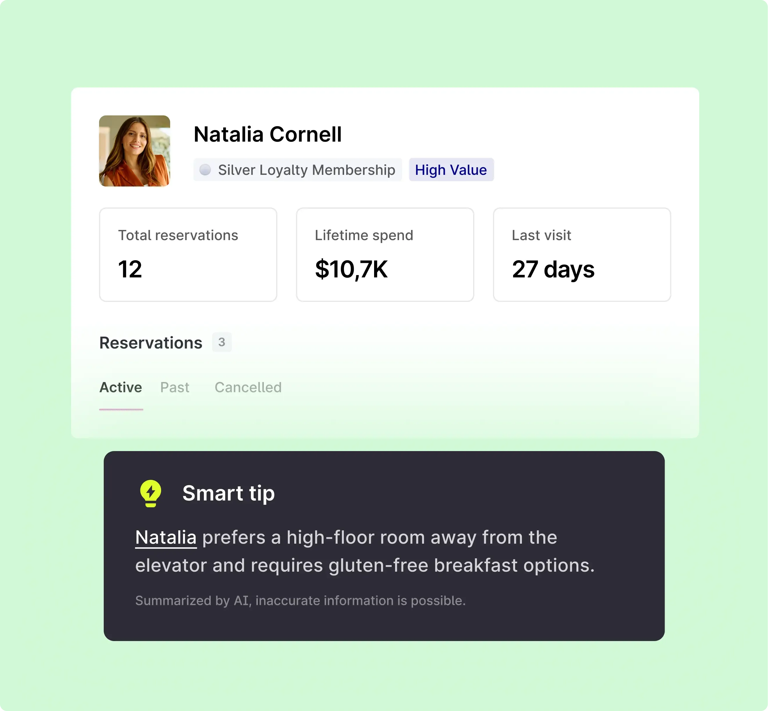 Exceptional guest experience