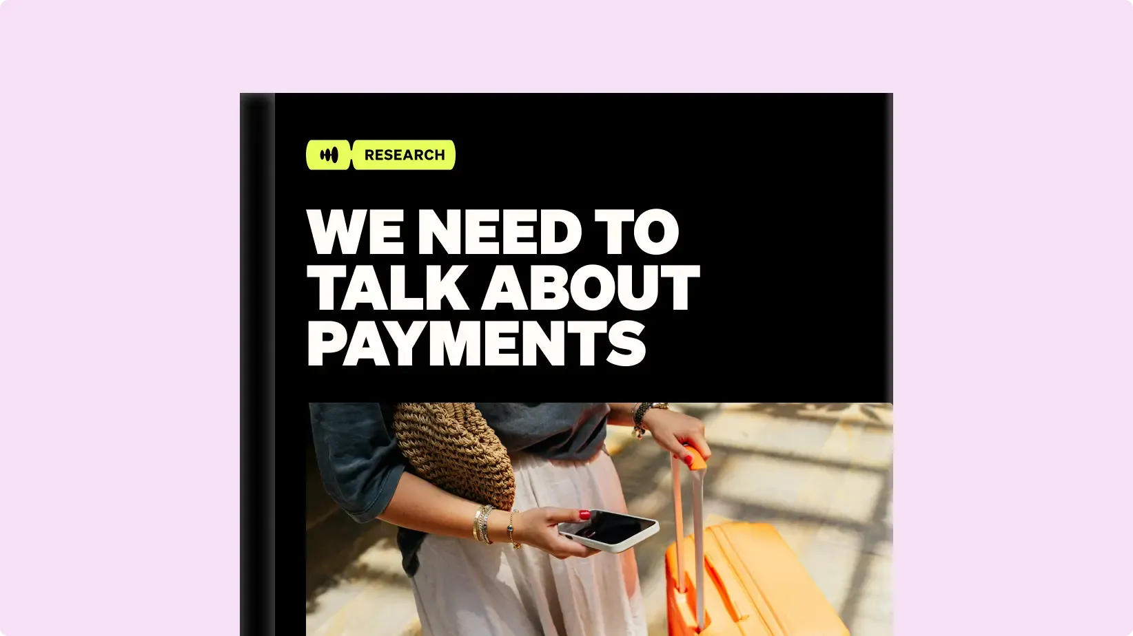 we need to talk about payments