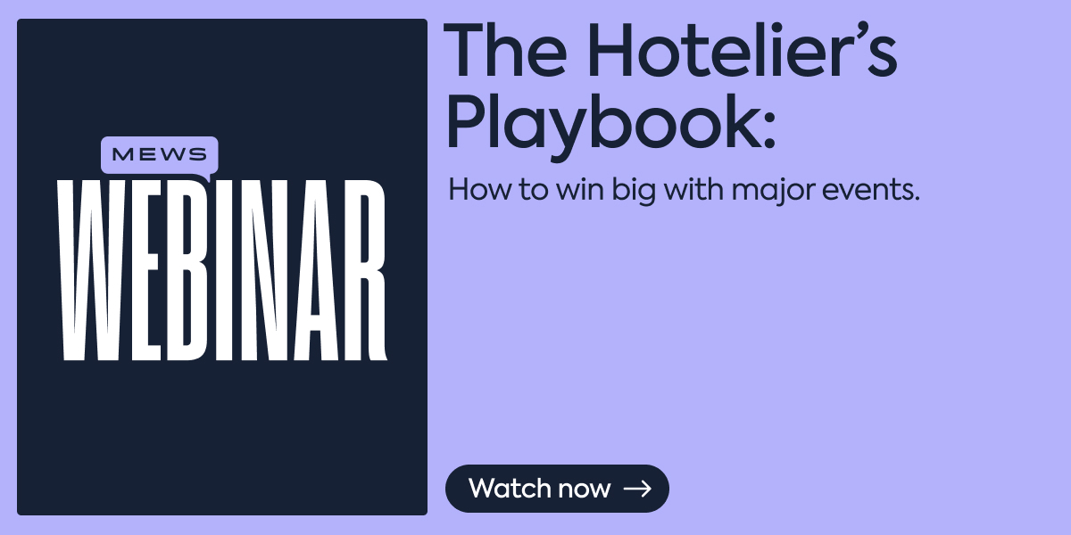 The Hotelier's Playbook: How to Win Big When Events Come to Town webinar