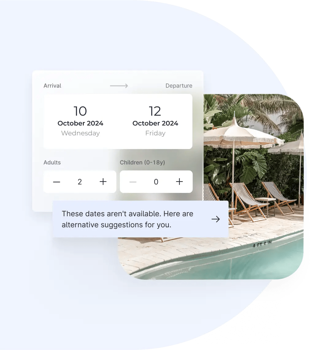 Intuitive booking engine