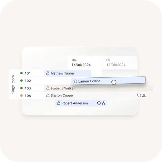 Reservations render linen 