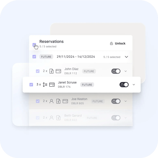 Reservation Management render blue EN 