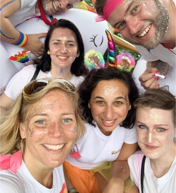 Mews team at Amsterdam Pride
