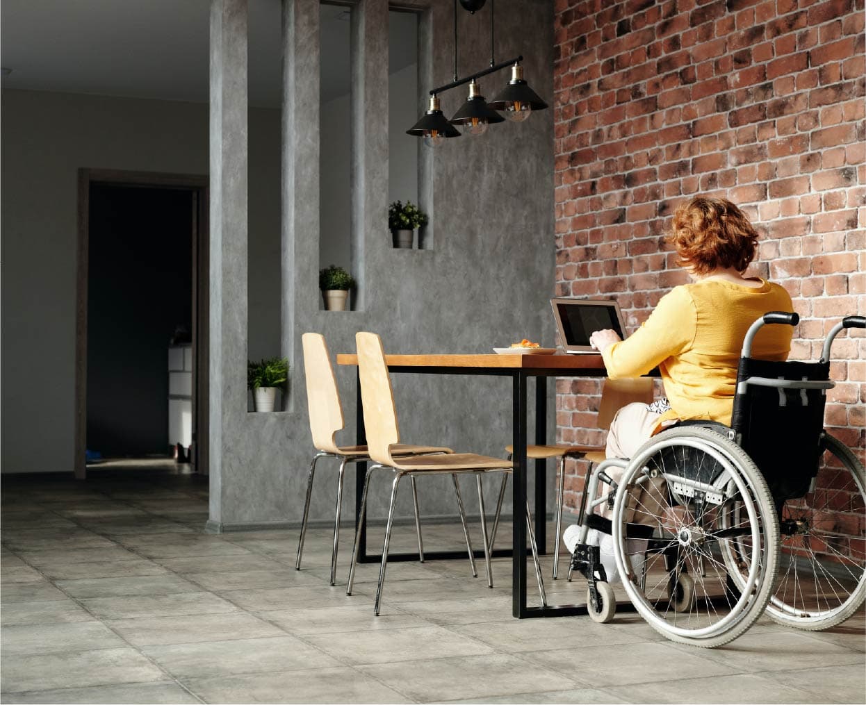 Accessible hotel room