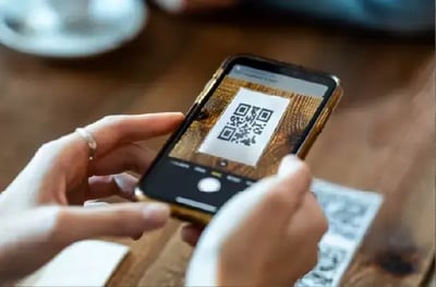 avantage QR code restaurant