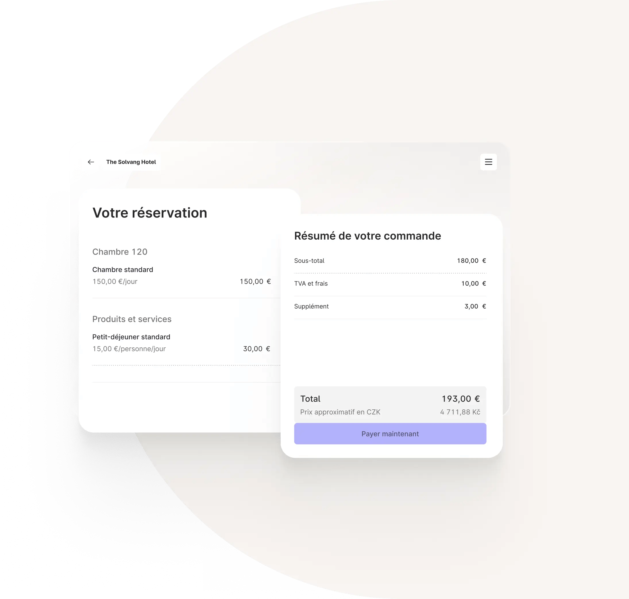 Check-out autonome