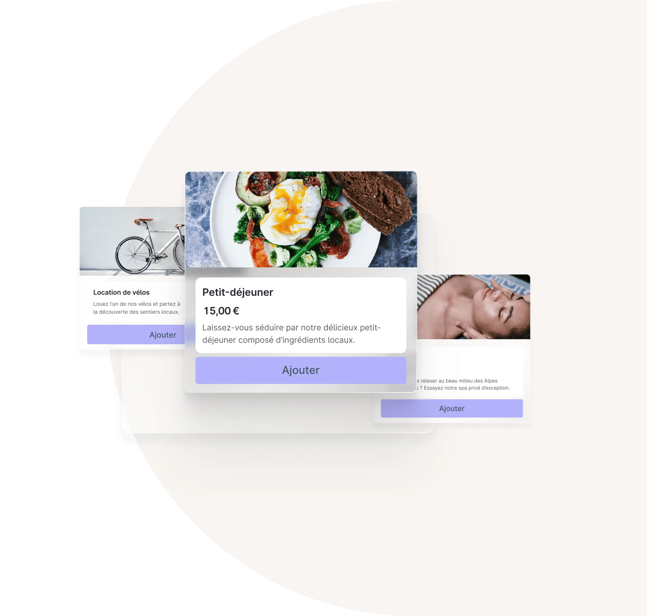 Upselling fluide