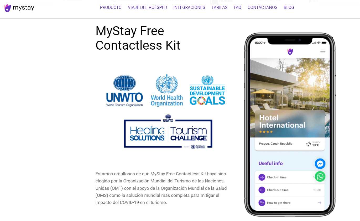 mystay free contactless