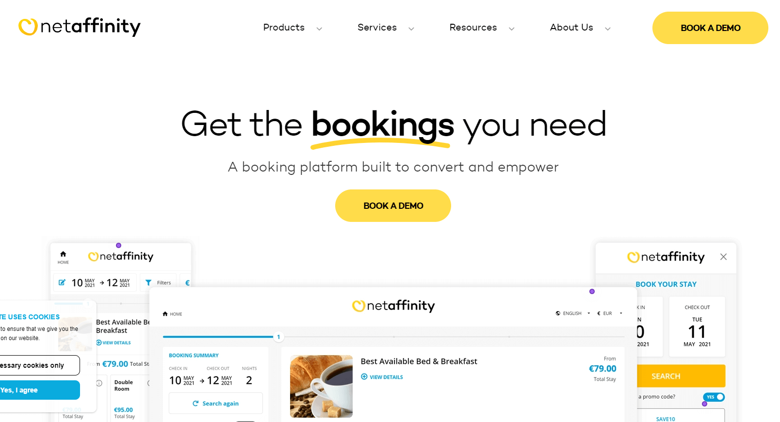 netaffinity best hotel booking engine