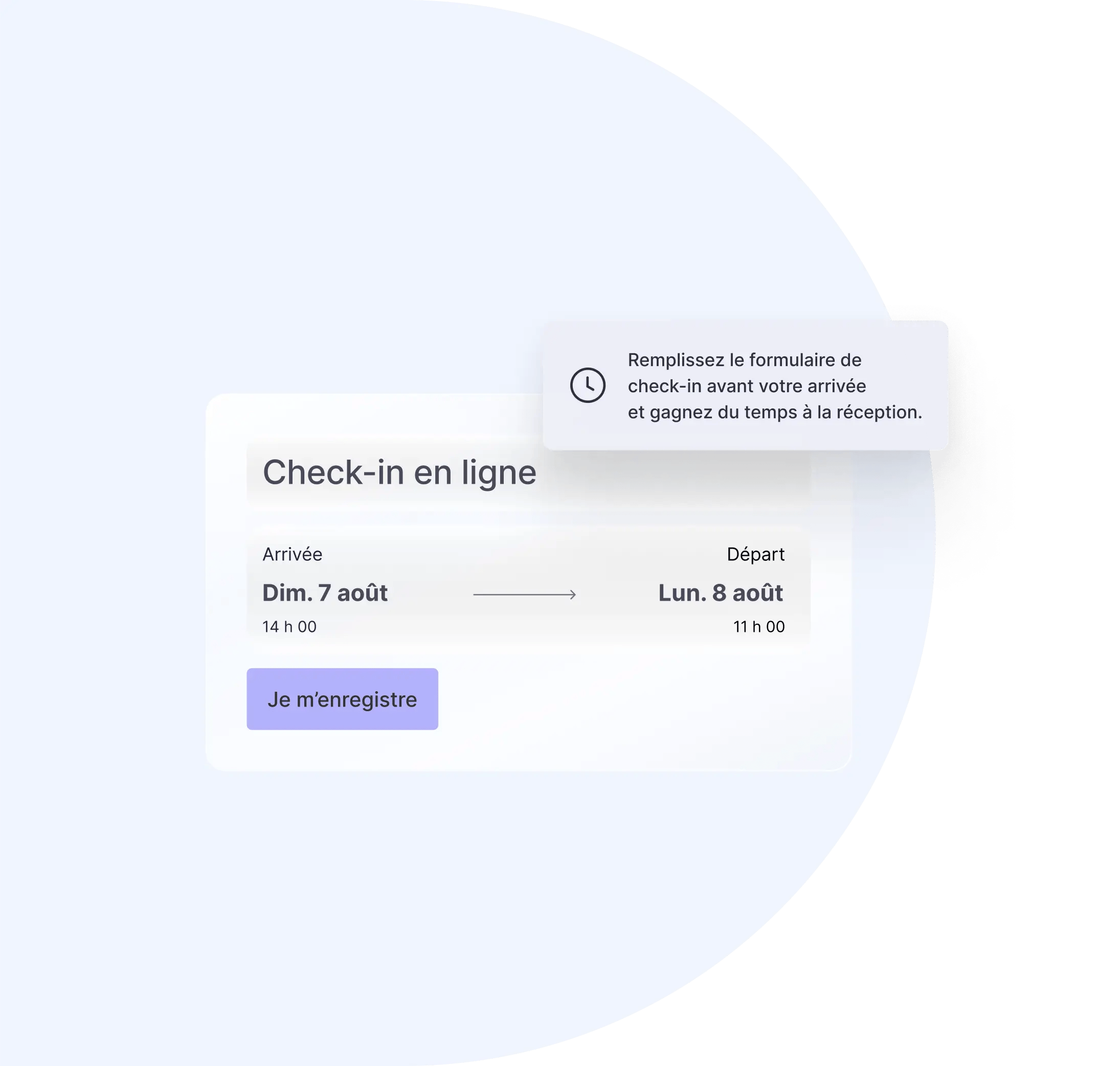 Check-in en ligne 