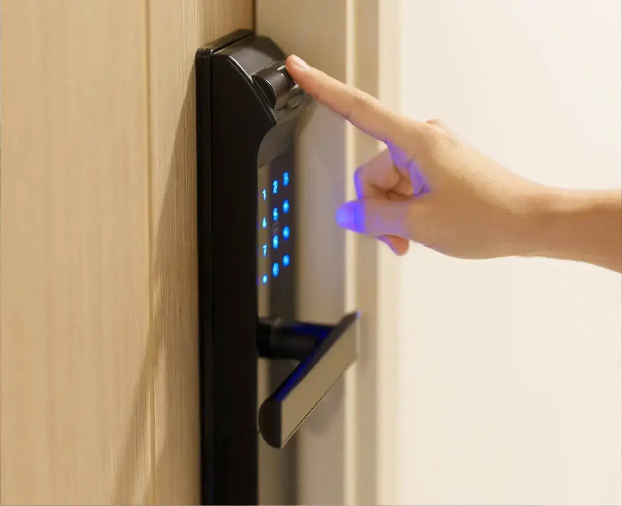tecnología biométrica hotel