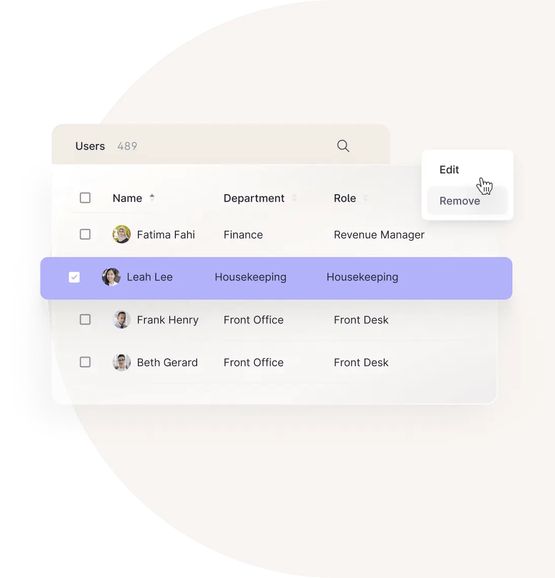 user management