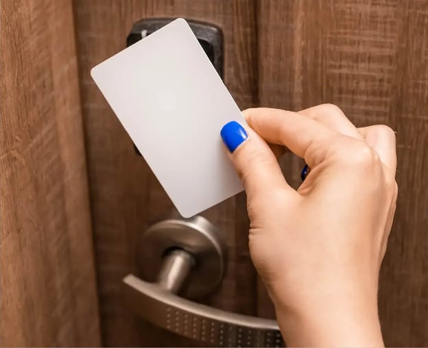 How do hotel key card locks hotsell work