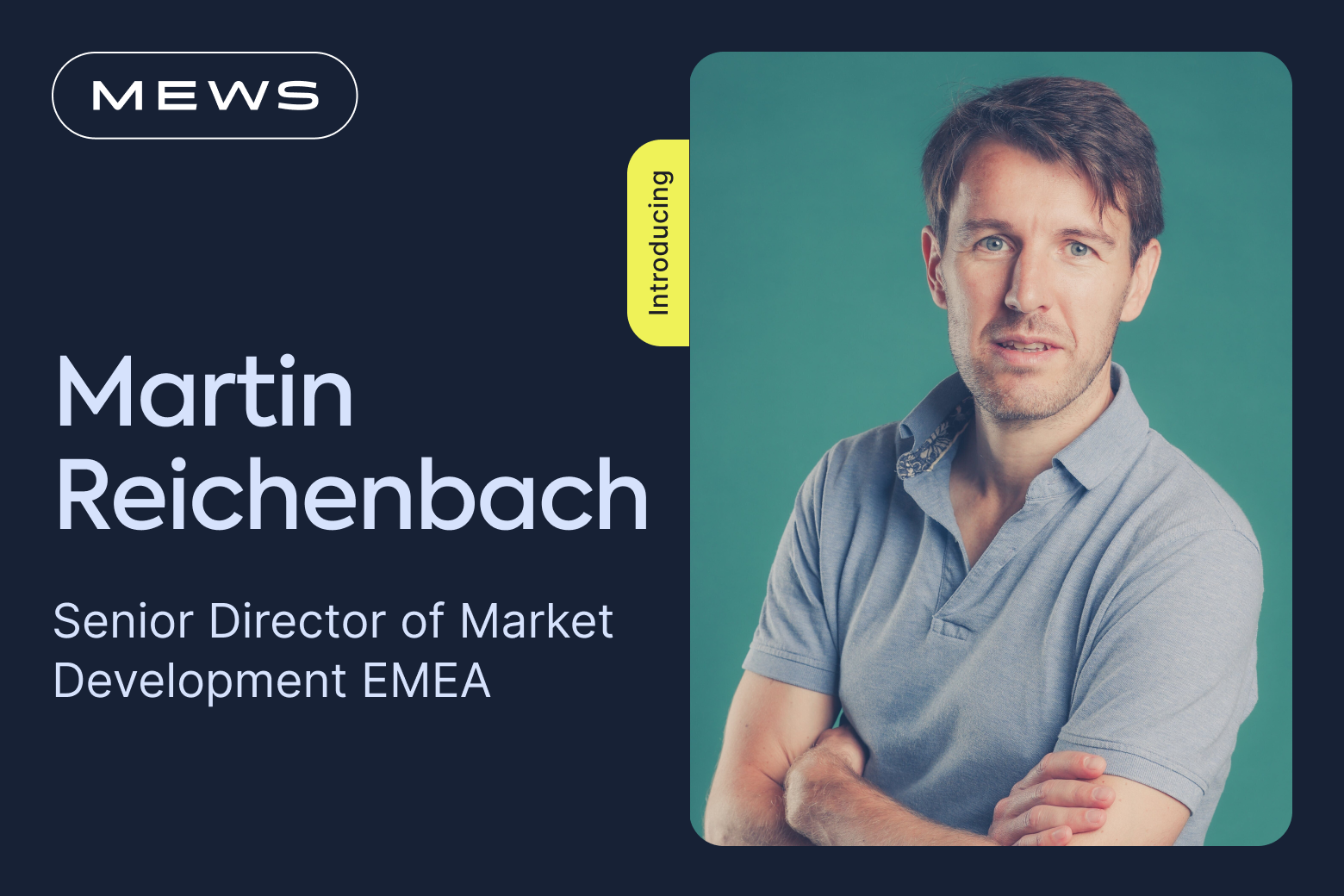 Staff Announcment – Martin Reichenbach