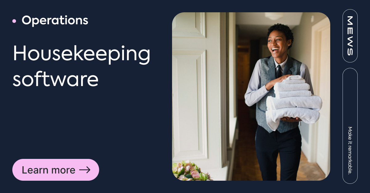 Hotel Housekeeping Management Software | Mews